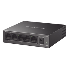 Switch NO Administrable / Para escritorio / Carcasa de metal / 5 puertos 10/100/1000 Mbps / Diseño Compacto / Plug and Play