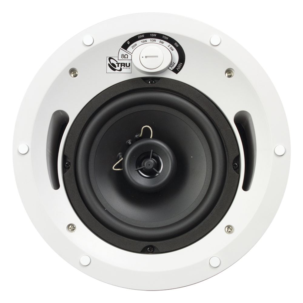 Altavoz comercial de 2 vías | 70V /100V | 8 Ohms | montaje en techo | woofer de 6.5 in | 60 Watts |