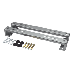 Base para minisplit para piso universal ajustable para capacidades de 1 a 3 toneladas con pernos deslizables y amortiguación
