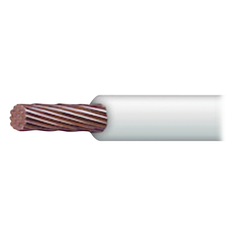 Cable Eléctrico de Cobre Recubierto THW-LS Calibre 2 AWG 19 Hilos Color Blanco (100 metros)