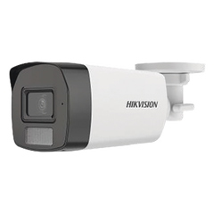 [Dual Light + ColorVu] Bala TURBOHD 3K (5 Megapixel) / Lente 2.8 mm / 40 mts IR + 40 mts Luz Blanca  / Gran Angular 104.5° / Exterior IP67 / Micrófono Integrado / dWDR / 4 Tecnologías