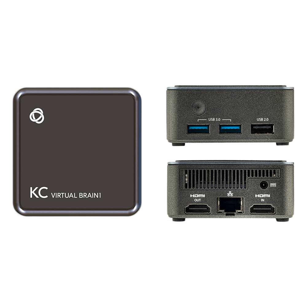 KC-Virtual Brain1 | Plataforma de Control de Espacios | 1 Instancia BRAINware | Control por Ethernet | Configuración Simple | Diseño Compacto
