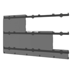 Sistema de Montaje Universal para paneles LED dvLED / SEAMLESS Connect / 5x5 Paneles / Capacidad (284.1 kg) / Aluminio / Ajuste de Precisión / Hasta 135" 3.05 x 1.69 m