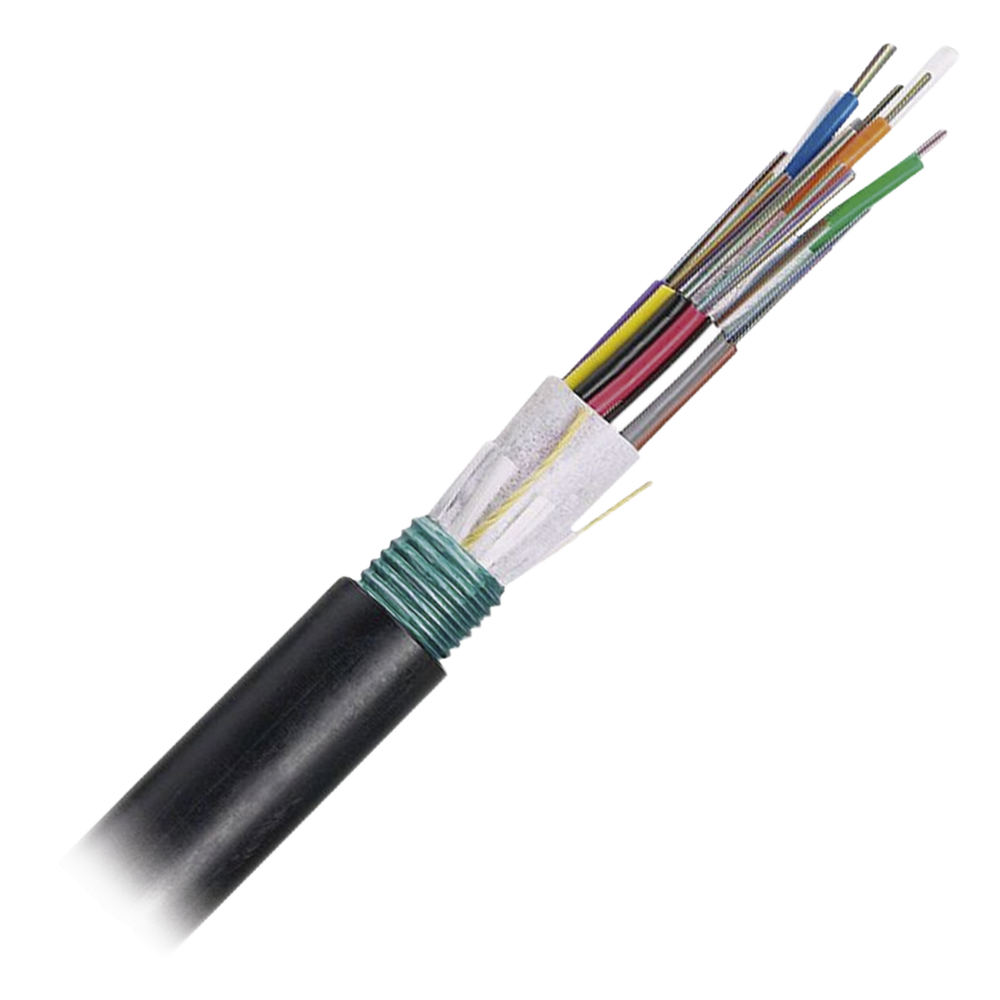 Cable de Fibra Óptica de 24 Hilos, OSP (Planta Externa), Armada, 250um, Monomodo OS2, Precio Por Metro