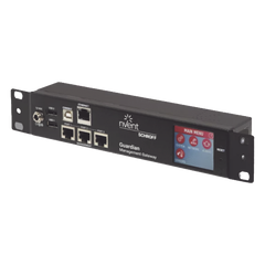 Gateway de Gestión y Monitoreo Ambiental para Centro de Datos GUARDIAN / 1U Compacto / 3 Puertos de Sensores / Pantalla LCD Táctil / SNMP, BACnet, Modbus/TCP