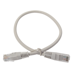 Cable de Parcheo UTP Cruzado Cat6 0.4 Metros (1.31 Pies) - Gris