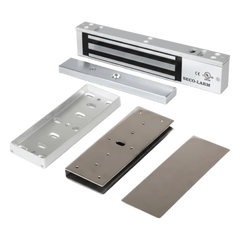 Kit Para Control de Acceso Incluye Chapa Magnética de 600 Lbs  / Montaje En "U" Para Puerta de Cristal /  Uso Interior / Certificación UL