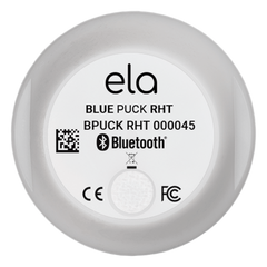 Sensor BLE de Temperatura y Humedad BLUEPUCK RHT — IP65, Alcance 500m, Batería 18 Años, Compatible Teltonika/Ruptela/TopFly