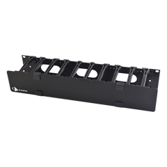 Organizador de Cable Horizontal RouteIT, Sencillo, Para Rack de 19in, 4in de profundidad, 2UR