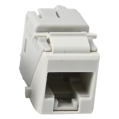 Jack UltraMAX Cat5e, UTP, Tipo Keystone, Color Blanco, Punch Down