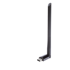 Adaptador  USB inalámbrico doble banda AC 600 Mbps, antena de alta ganancia.