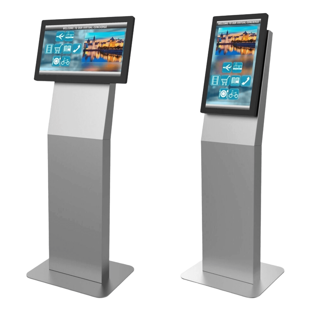 Montaje tipo Kiosko Para Pantallas Indoor Peerless-AV / Base Rectangular / Puertas con Seguridad / Gestión Interna de Cables / Compatible con formato VESA 100x100 a 200x200 (pantalla no incluida)