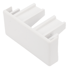 Tapa final color blanco de PVC auto extinguible,  para canaleta TMK1735, TMK1735SD (5390-02001)