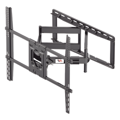 Montaje de Pared Universal Giratorio SP5-NB / Pantallas de 75" a 110" / VESA 400x400 a 800x600 mm / Carga 90.9 kg (200 lbs) / Inclinación +10° a -5° / Rotación 45° / Distancia de Pared 7.2 a 70 cm / Acero