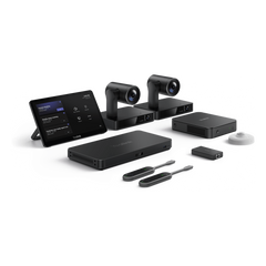 Sistema de Videoconferencia Yealink MVCS90 para Microsoft Teams Rooms ideal para Salas Grandes con Seguimiento Inteligente y Audio Profesional.
