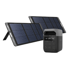 KIT DE ENERGÍA PORTÁTIL ECOFLOW E980 Y PANEL SOLAR 200W