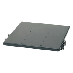 Charola de Doble Fijación en Rack de 2 Postes, 457 mm de Profundidad, y Soporte de Peso de 113 Kg, 1 UR, Color Negro