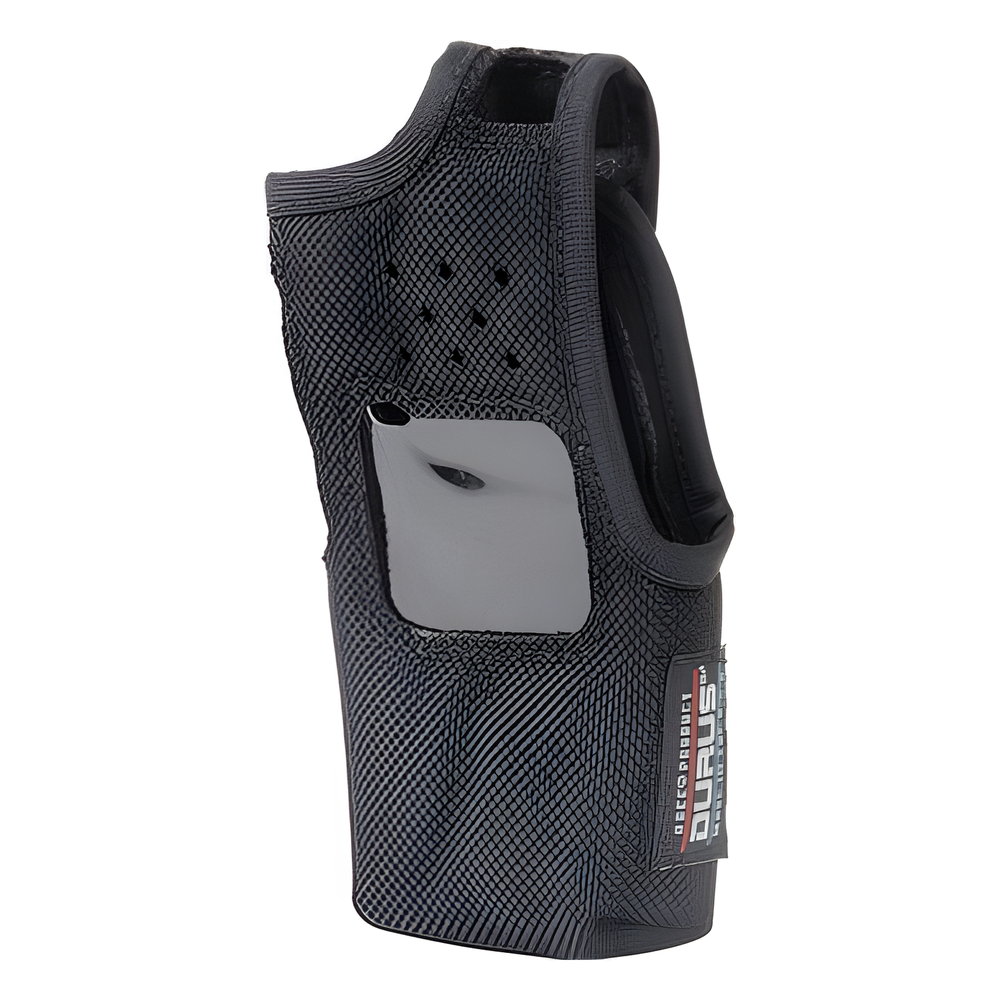 Funda de Nylon, lazo-cinto, capuchón auto-adherible / botones y visor frontal / IC-F3021, IC-F3031, IC-F3230.