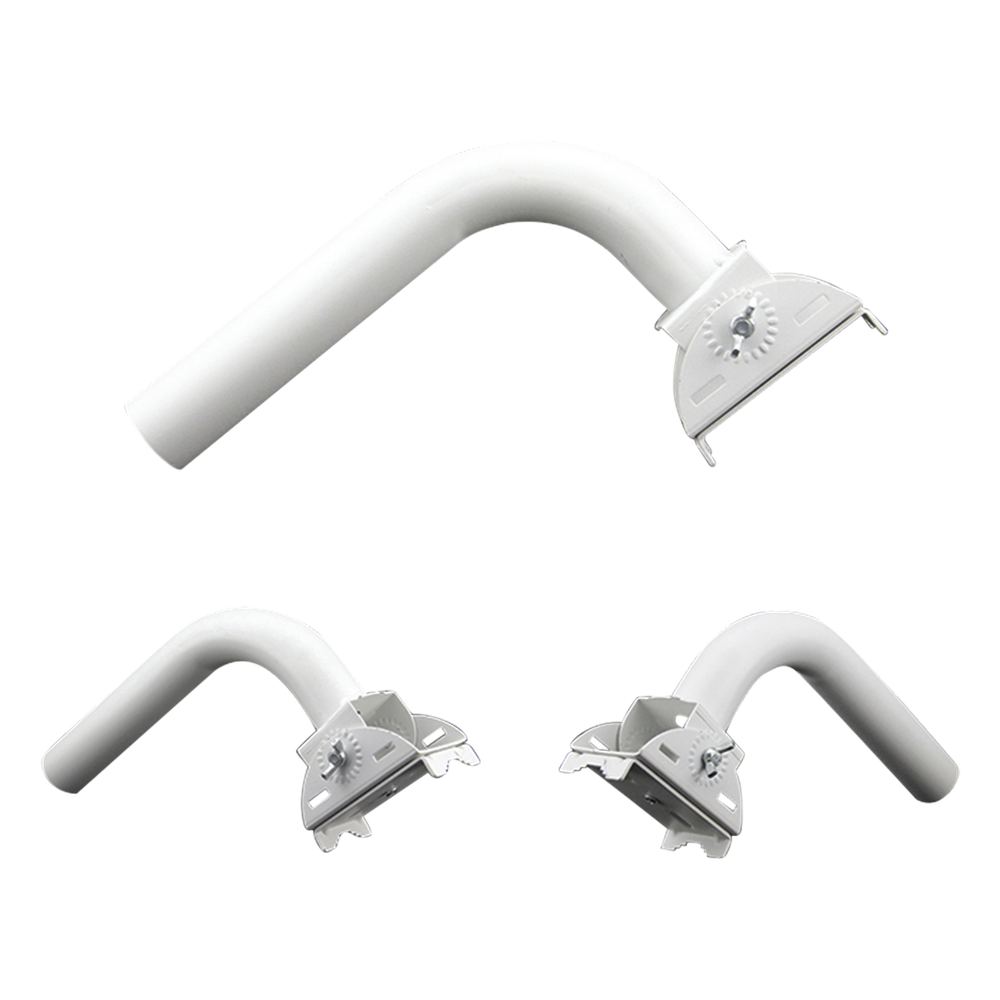 Montaje universal flexible para instalación en poste o pared, compatible con equipos Ubiquiti, Mimosa, Cambium y Altai