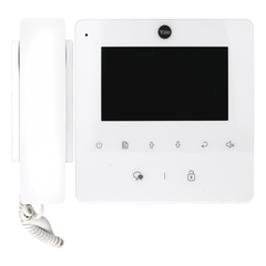 Monitor con teléfono  blanco YDV4702 para tvportero 80126
