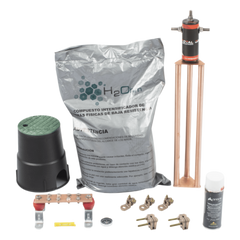 Kit de tierra física modelo TG30AB con Electrodo Magnetoactivo, capacidad: 30 AMP