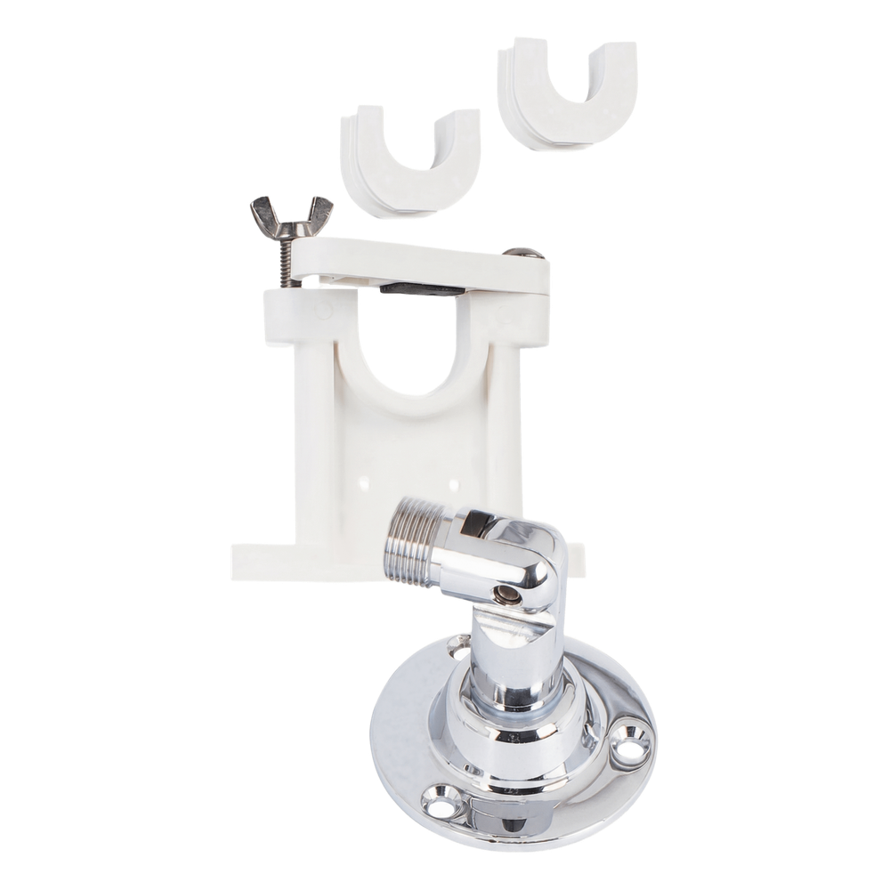 Kit de Montaje SHAKESPEARE 410-R / Soporte Giratorio 81-S + Soporte Superior 408-R / Para Antenas de 1" a 1-1/2" de Diámetro / Acero Inoxidable / Rosca 1"-14