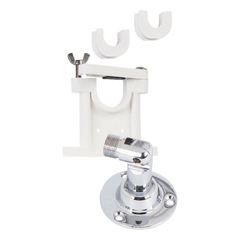 Kit de Montaje SHAKESPEARE 410-R / Soporte Giratorio 81-S + Soporte Superior 408-R / Para Antenas de 1" a 1-1/2" de Diámetro / Acero Inoxidable / Rosca 1"-14