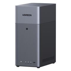 NAS UGREEN NASync DH2300 / Procesador RK3576 / 4GB  / 32GB eMMC / 2 Bahías SATA / JBOD-Basic-RAID 0-RAID 1 / Puerto HDMI 4K / 1 GbE / USB 3.2 Gen 1 Type-C / Detección NFC