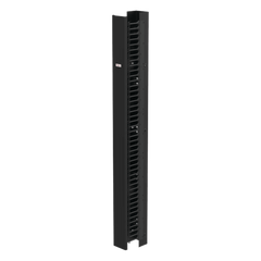 Organizador Vertical de Cableado CableTek-EC / 45U / Una Cara / Acero 1.9 mm / 6 in Ancho / 9 in Profundidad / Negro RAL 9005 / Montaje Universal 4 Postes / Cat 5e/6/6A/Fibra