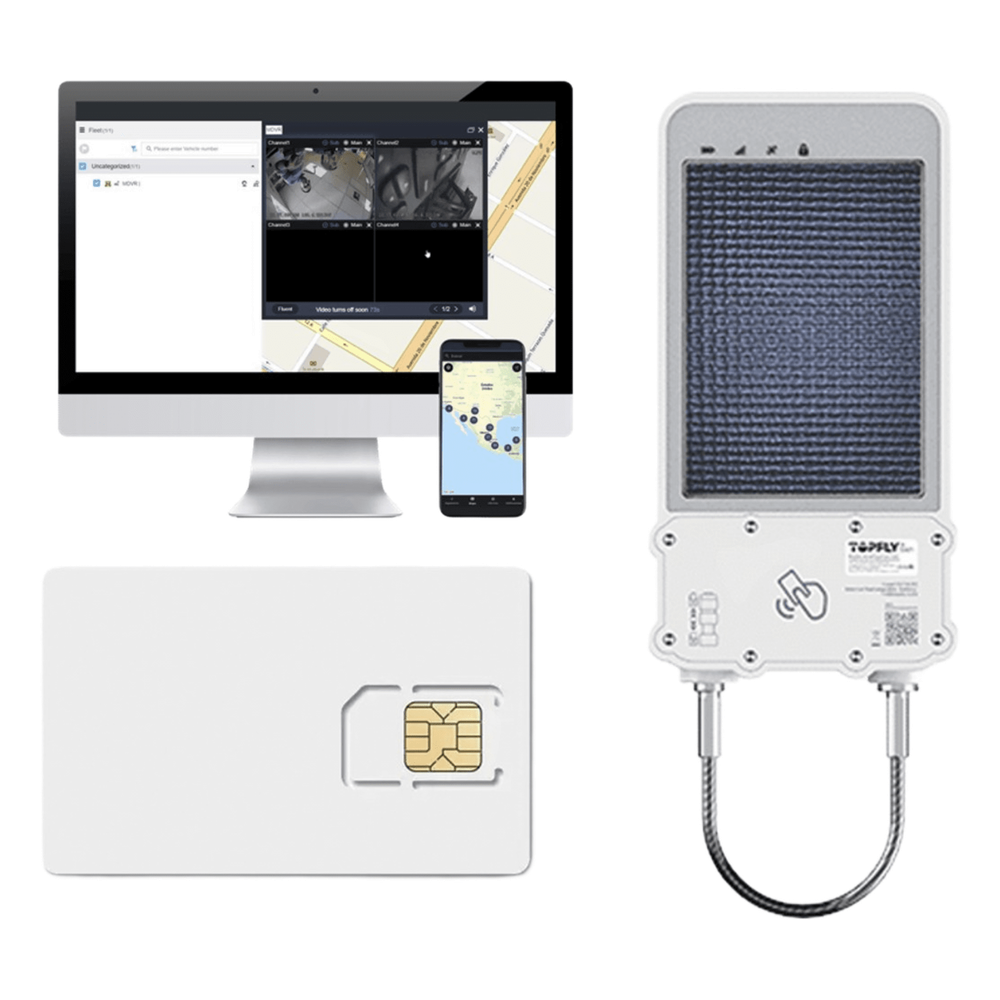 kIT Cerradura Inteligente GPS con Energía Solar / SolarGuardX 100 / Seguimiento de Activos LTE Cat-M1 / Desbloqueo por RFID BLE OTA / Impermeable IP67 / Detección de Movimiento / Batería 14400mAh / + EPCOMGPSANUAL + SIM500MB2Y