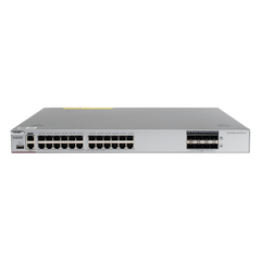 Switch Core Administrable Capa 3 con 24 puertos Gigabit + 8 SFP+ para fibra 10Gb, gestión gratuita desde la nube.