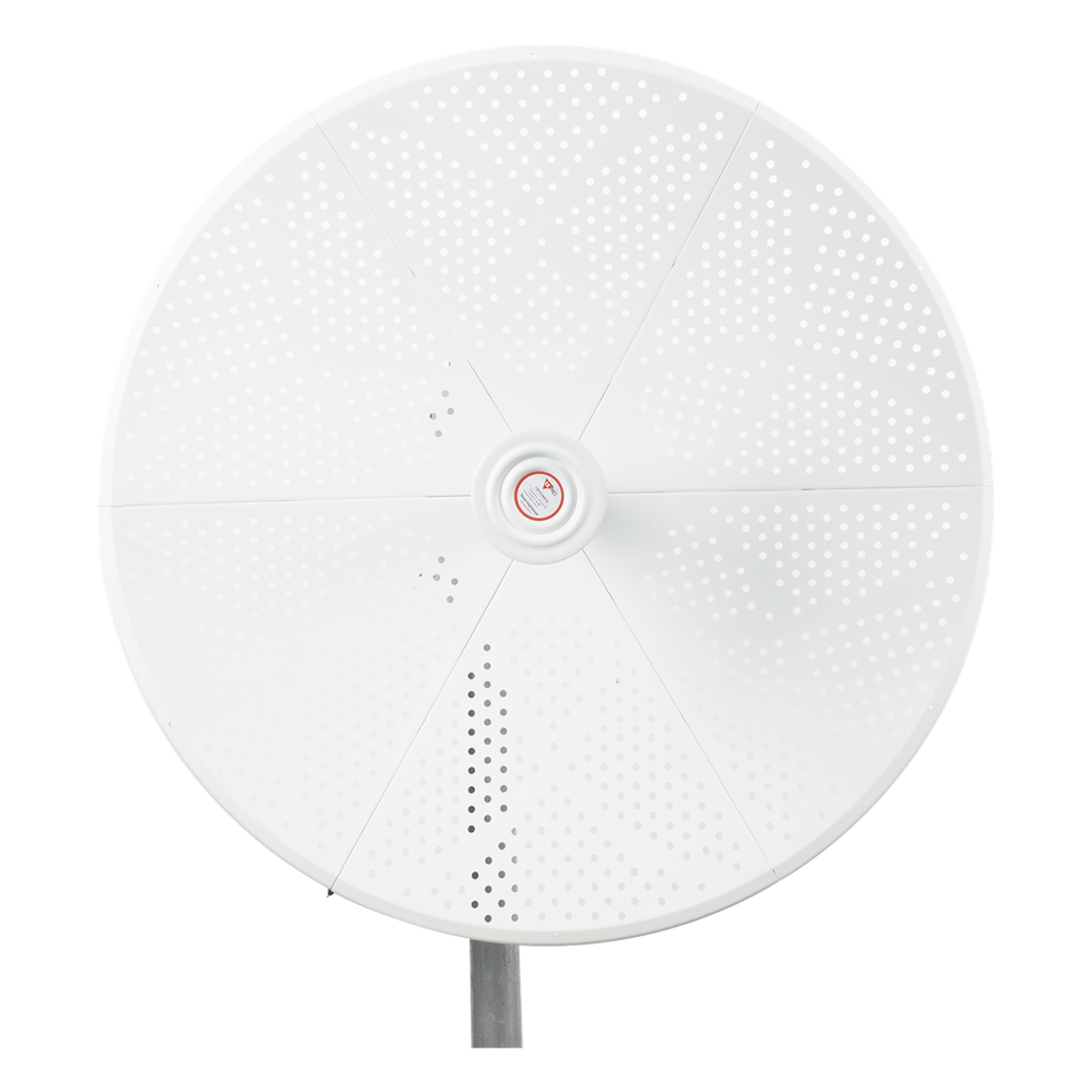 Antena direccional para C5x, C6x, B6X y B5x, Guía de onda para mantener la integridad de la señal y minimiza la pérdida en transmisión , 4.9 - 6.5 GHz, 3 ft, Ganancia de 34 dBi, Montaje incluido