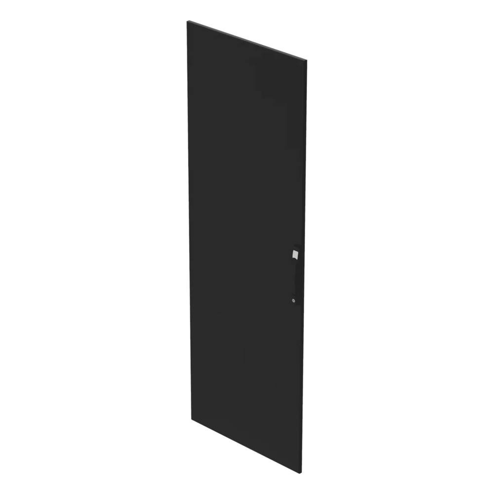 Puerta Sólida para ProLine V/D / 2000x700 mm (78.7x27.6 in) / Acero Negro RAL 9005 / cUL Listed / EIA RS-310-D