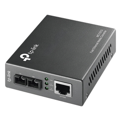 Convertidor Fibra Óptica Monomodo /  1 Puerto RJ45 10/100 Mbps / Puerto Fibra Óptica SC 100 Mbps / Hasta 20 kilometros / Plug and Play