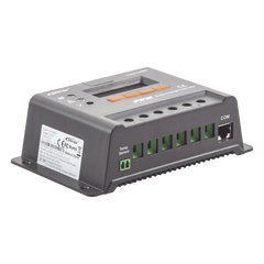 Controlador Solar de Carga y Descarga PWM 12/24V 20A con Display, Parámetros Configurables