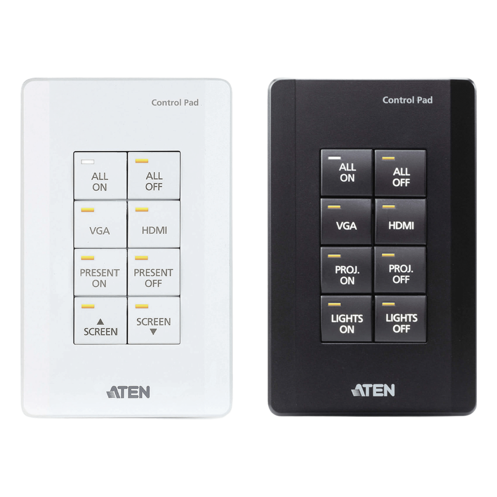 Sistema de control ATEN: panel de control de 8 botones