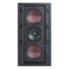 BOCINA DE PARED | 2 WOOFERS DE FIBRA DE CARBONO 6.5'' | TWEETER DE TITANIO 1'' | 200W