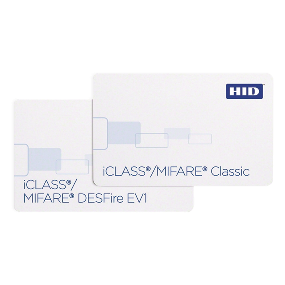 Tarjeta DUAL iClass + Mifare/ PVC Compuesto/ Garantía de por Vida