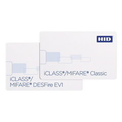 Tarjeta DUAL iClass + Mifare/ PVC Compuesto/ Garantía de por Vida