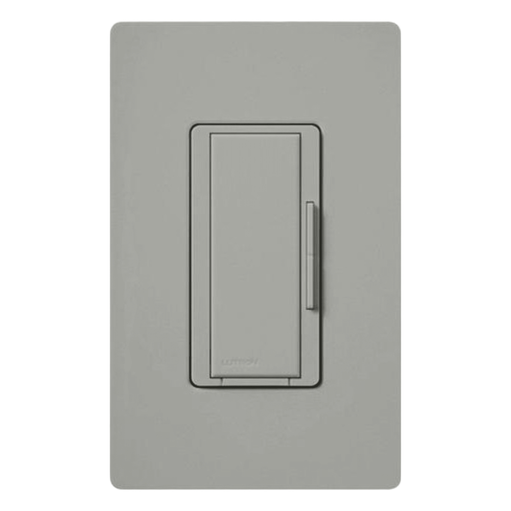 Atenuador remoto auxiliar de pared para control multiubicación, sistema RadioRA 2 Maestro RF, color gris
