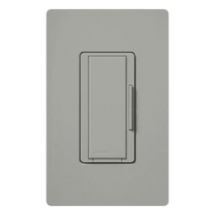 Atenuador remoto auxiliar de pared para control multiubicación, sistema RadioRA 2 Maestro RF, color gris