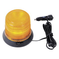 Burbuja Brillante de 6 LEDs, Color Ámbar con Montaje Magnético