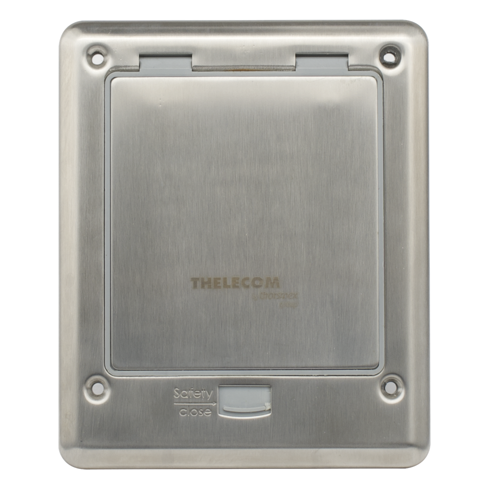Caja de Piso con Contacto Eléctrico (Duplex), Resistente al Agua, IP66 (Con Tapa Cerrada) (11000-53201)