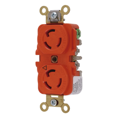 Receptáculo Duplex de Media Vuelta / 15 A 125 V CA / 2 Polos 3 Hilos / Nema L5-15R