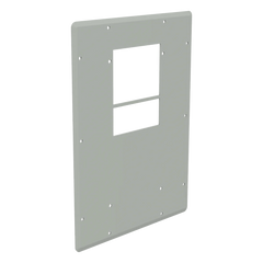 Placa Adaptadora de Aluminio con Corte para Aire Acondicionado T20, Gabinetes ComLine OSP, 838 x 381mm Con Junta de Espuma y Hardware Inoxidable