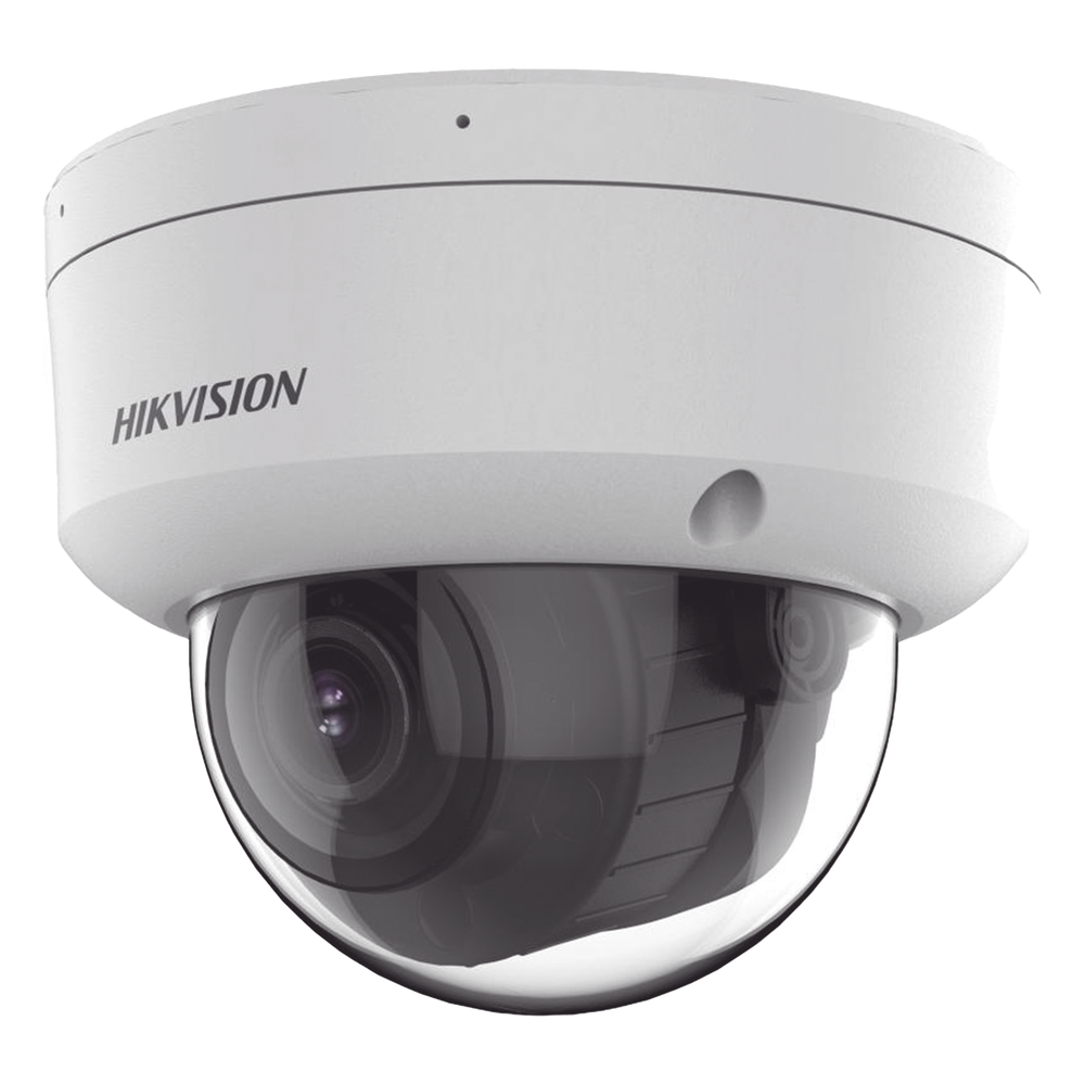 [Dual Light + 2 Micrófonos Integrados] Domo IP 6  Megapixel / Lente Mot. 2.8 a 12 mm / 40 mts Luz Blanca + 40 mts IR / ACUSENSE / Exterior IP67 / IK10 / WDR 120 dB / PoE / ONVIF / Alarmas I/O / Micro SD / Metal / ACUSEEK