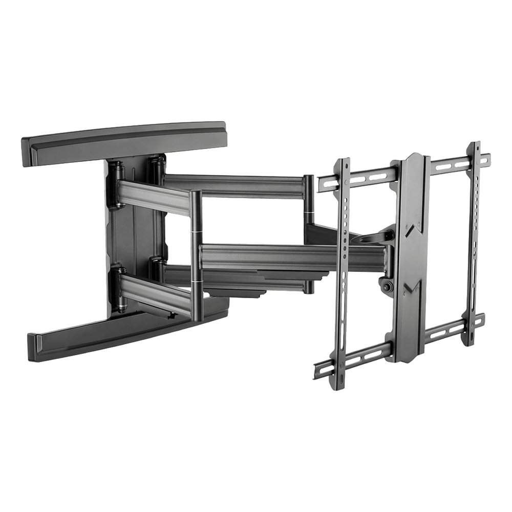 Soporte de Pared Articulado para Pantallas 37" a 85" / Extensión 800 mm / Capacidad de Carga 69.9 kg / Gestión Integrada de Cables / Patrones VESA Múltiples / Inclinación con Bloqueo