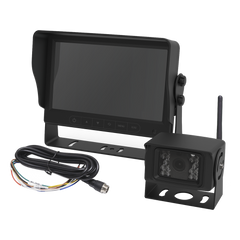 Camara de Reversa Inalambrica y Monitor para Vehiculos de Trabajo y Montacargas