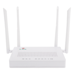 ONU Dual G/EPON con Wi-Fi AC de doble banda, 1 puerto SC/UPC + 2 puertos LAN Gigabit + 1 puerto FXS