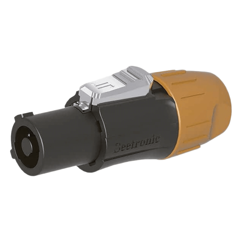 POWERCOM,  línea, neutro y conexión a tierra de seguridad preadaptada IP65 Color Negro